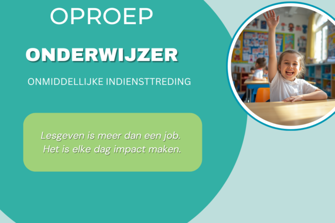 Oproep onderwijzer 3
